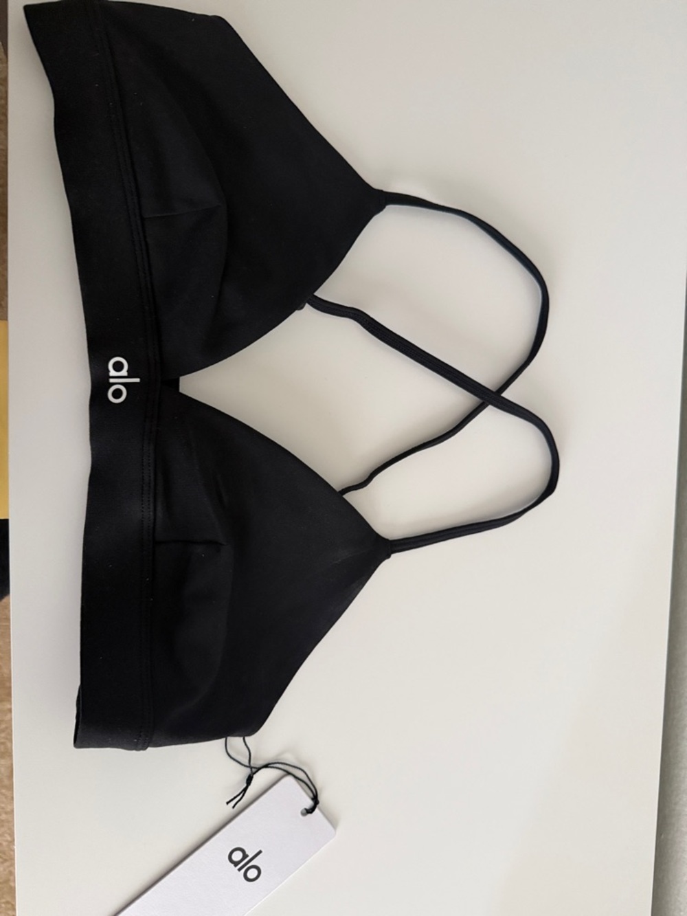 ALO Yoga Black Triangle Bralette